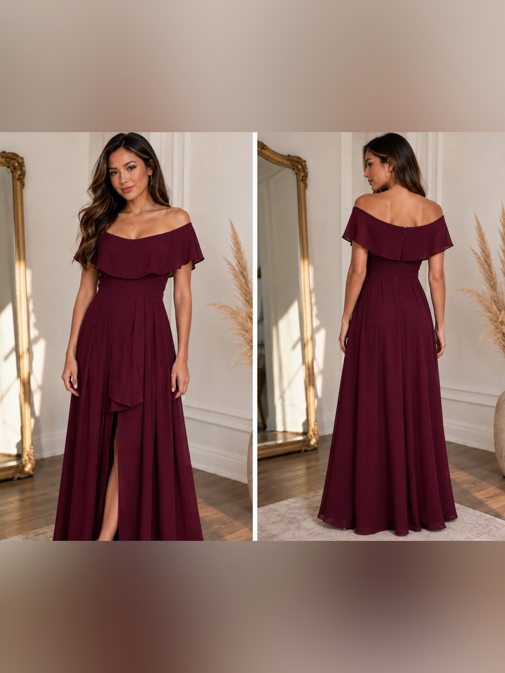 Altar'd State Dress in Burgundy